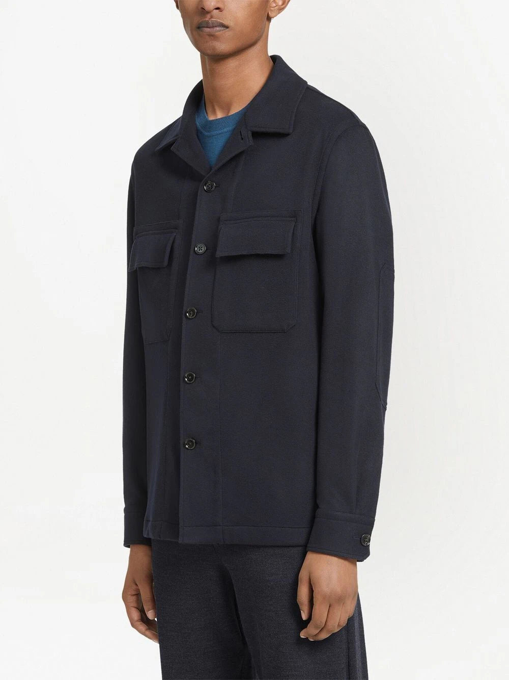 Zegna  12milmil12 wool overshirt