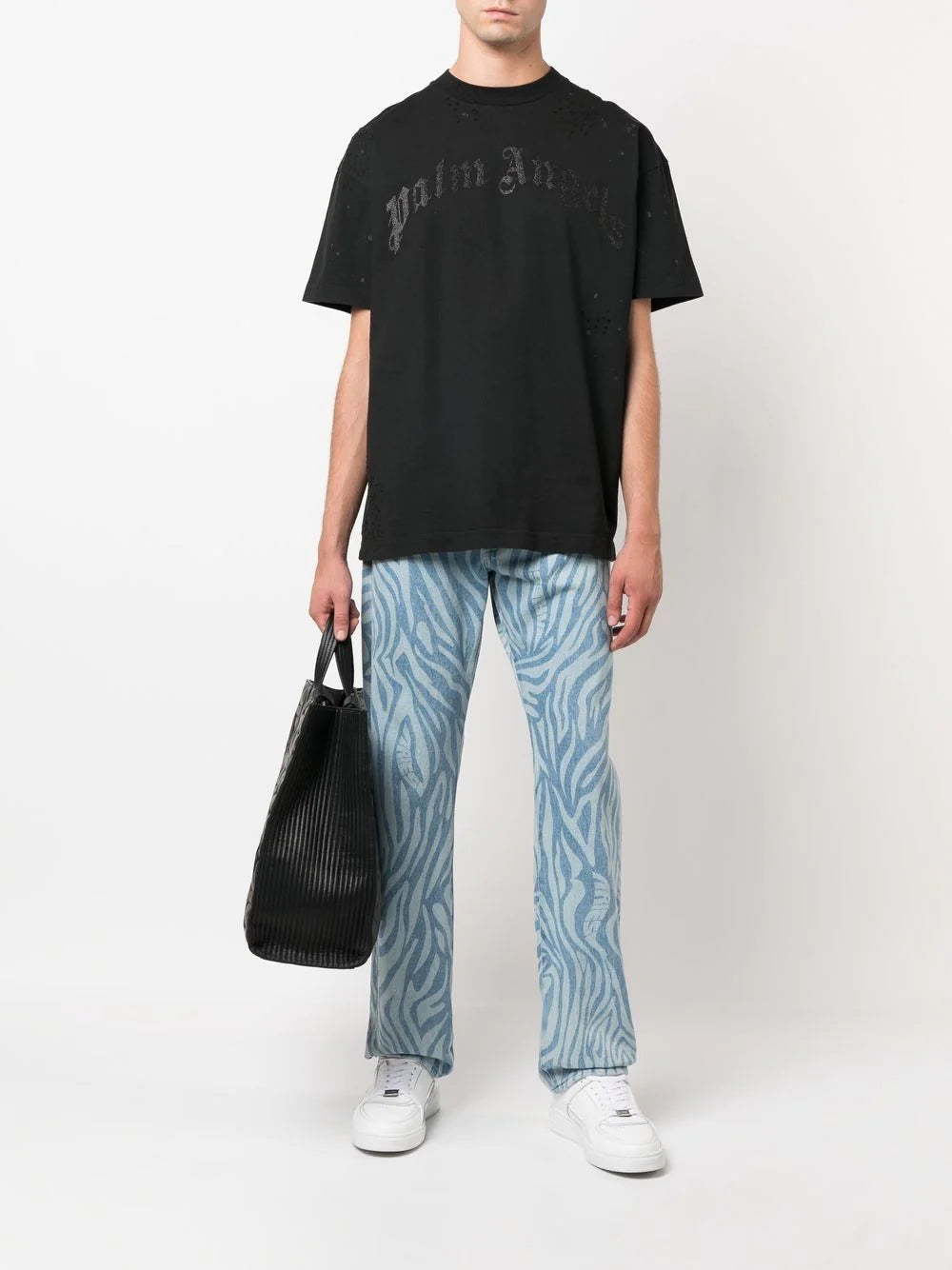 Palm Angels logo-print T-shirt