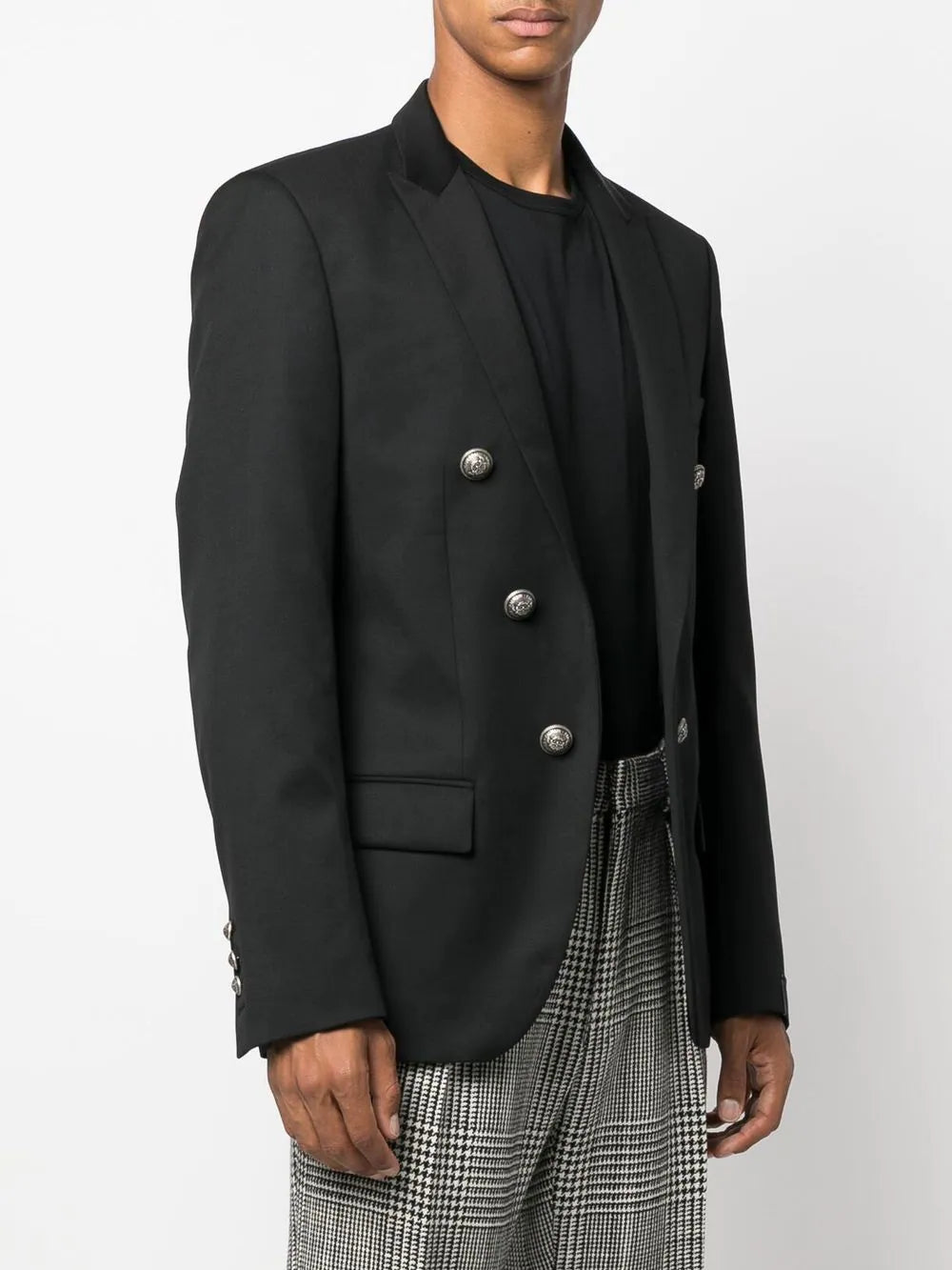 Balmain  button-detailing slim blazer