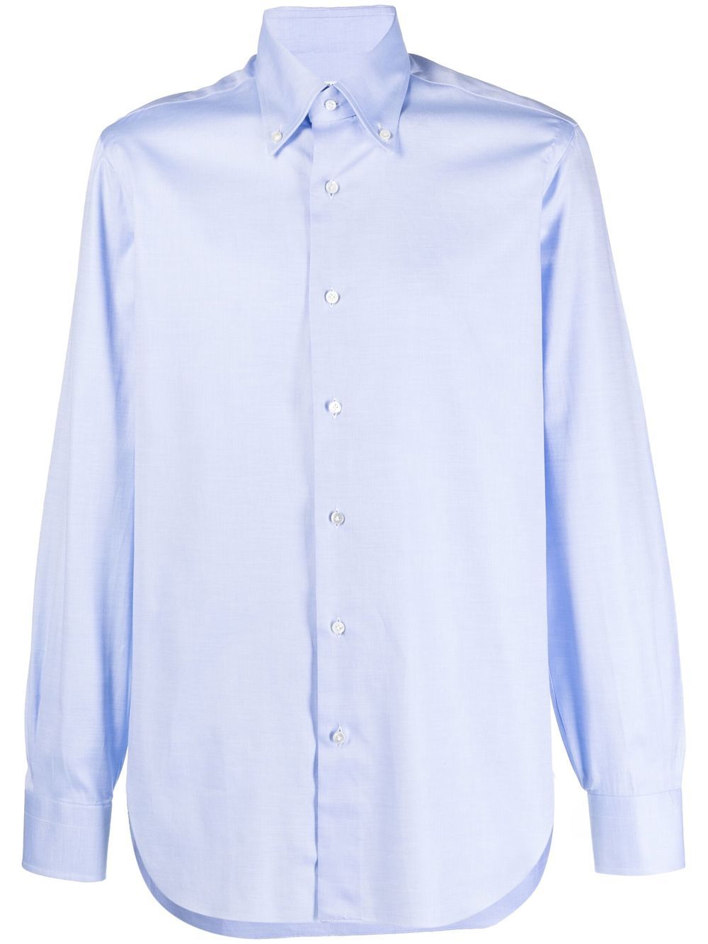 Barba  point-collar cotton shirt