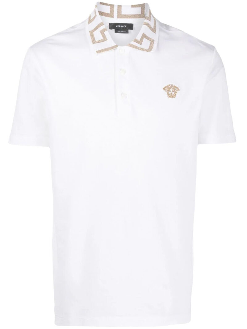 Versace  Greca short-sleeved polo shirt