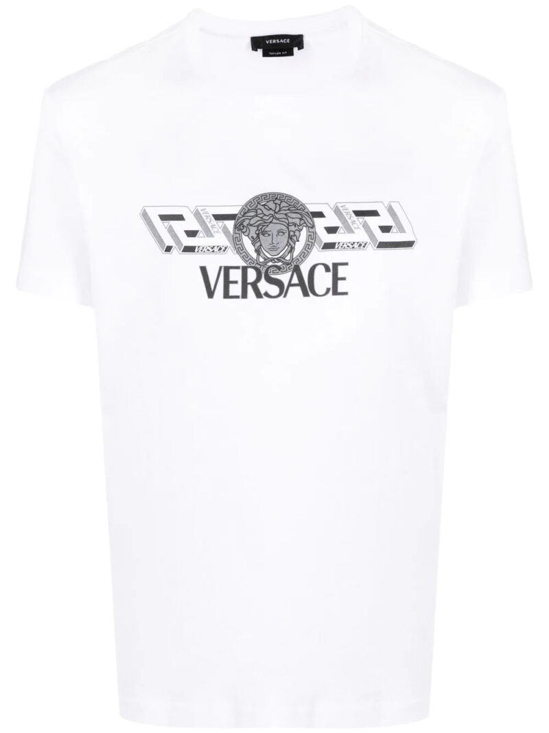 Versace  La Greca logo-print T-shirt