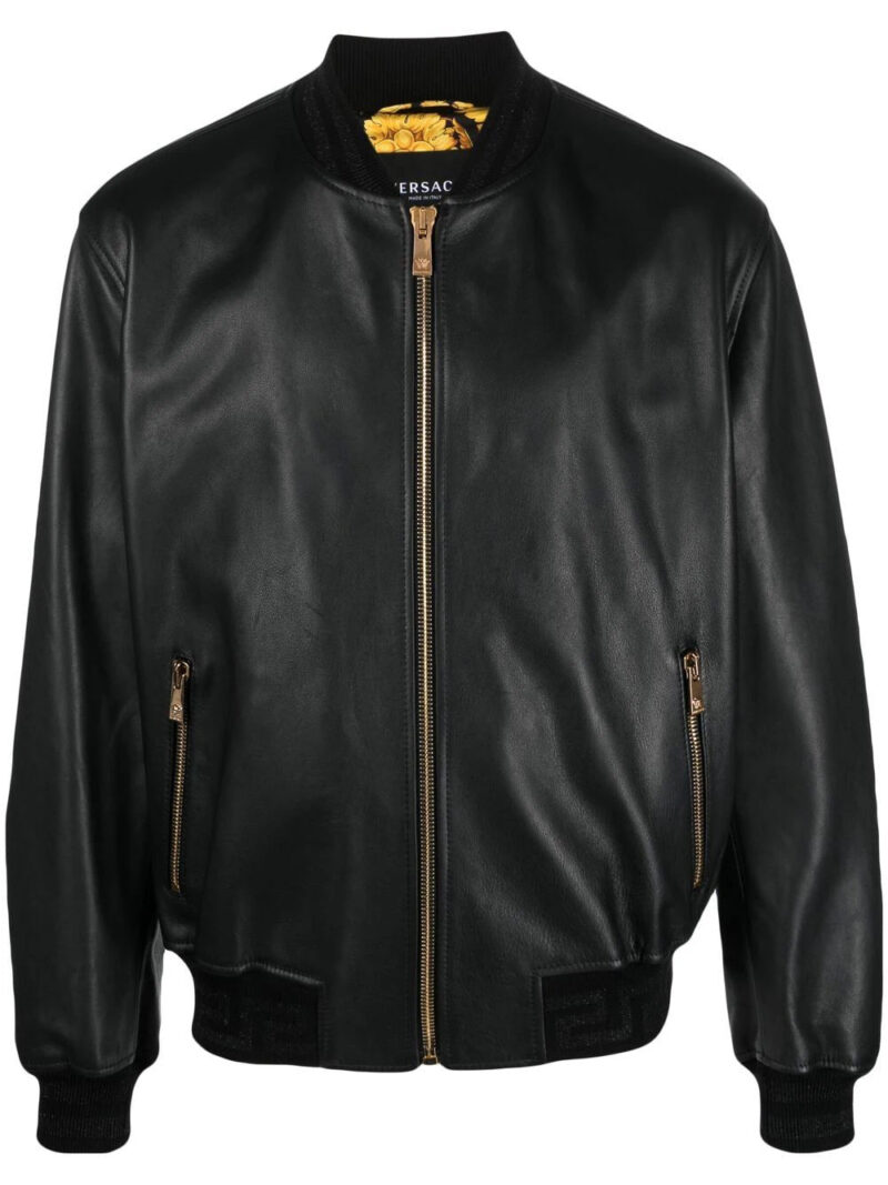 Versace  zip-up bomber jacket