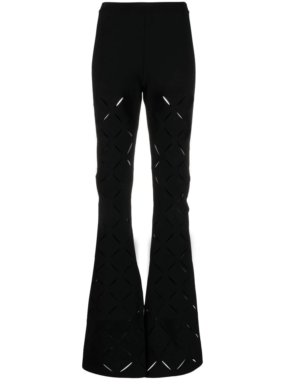 Versace  cut-out flared trousers