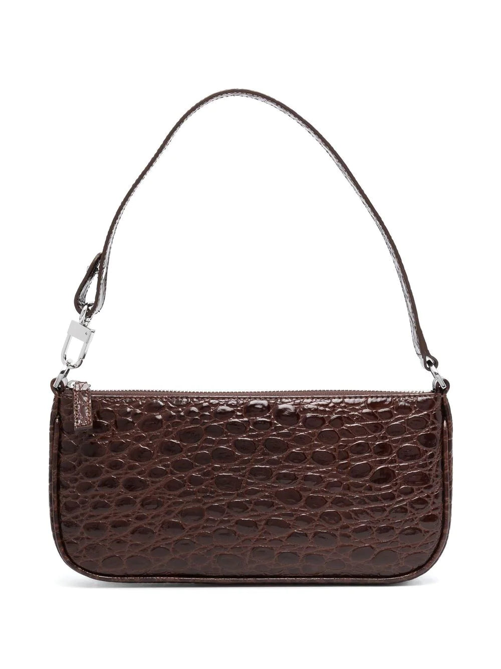 BY FAR  crocodile-effect bag