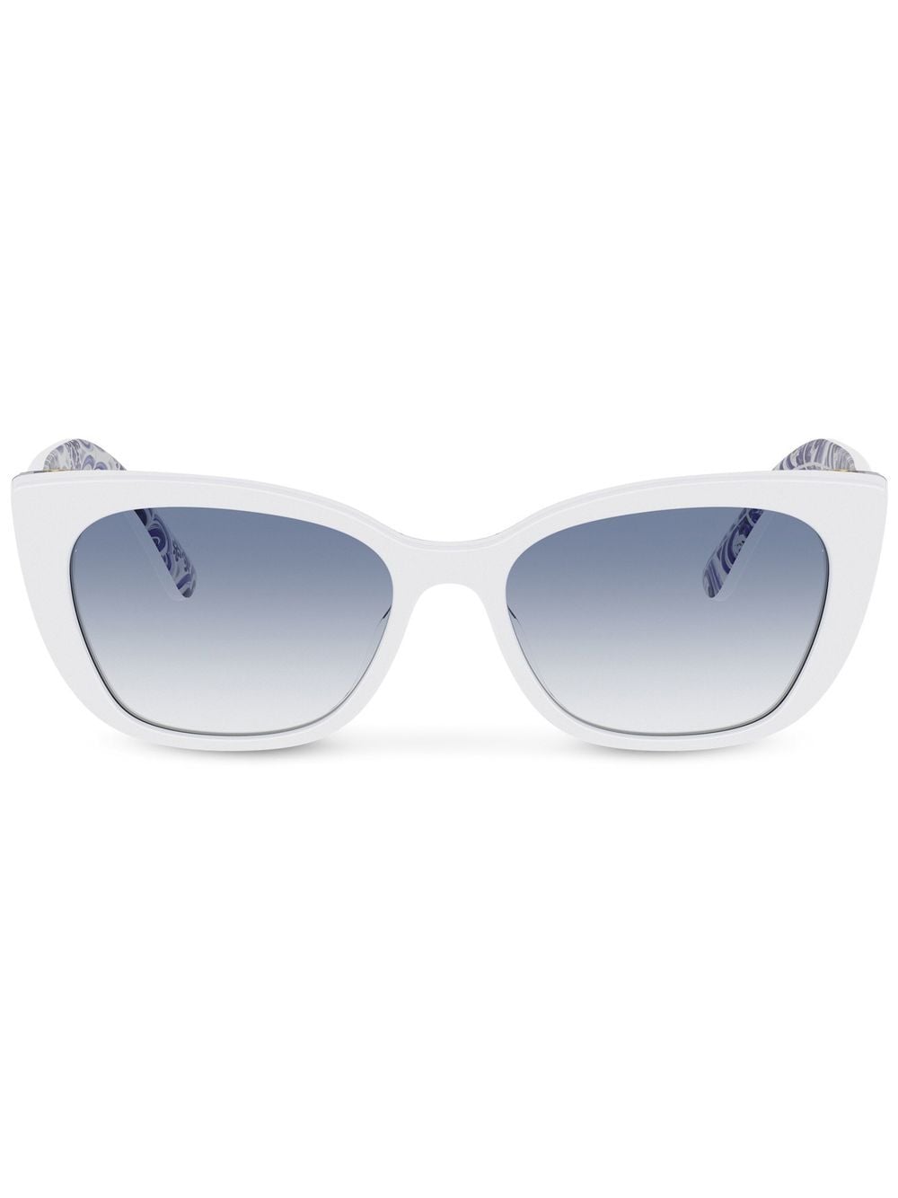 D&G Eyewear Blu Mediterraneo rectangular-frame sunglasses