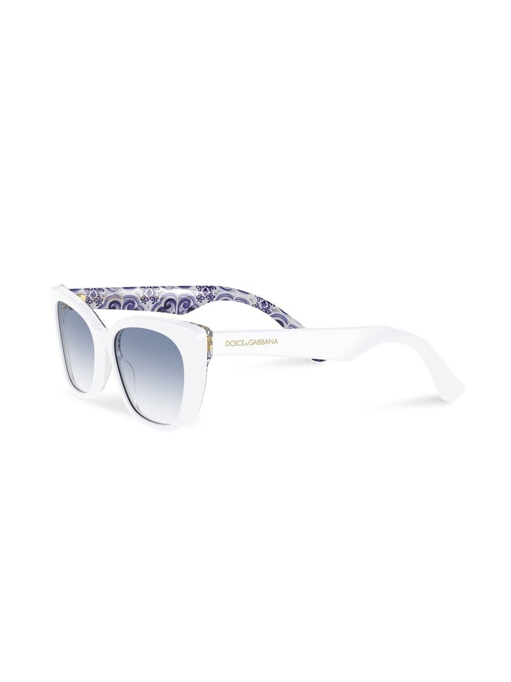 D&G Eyewear Blu Mediterraneo rectangular-frame sunglasses