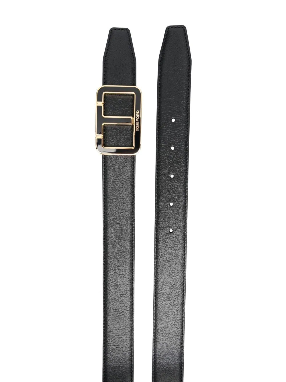 Tom Ford logo-buckle leather belt