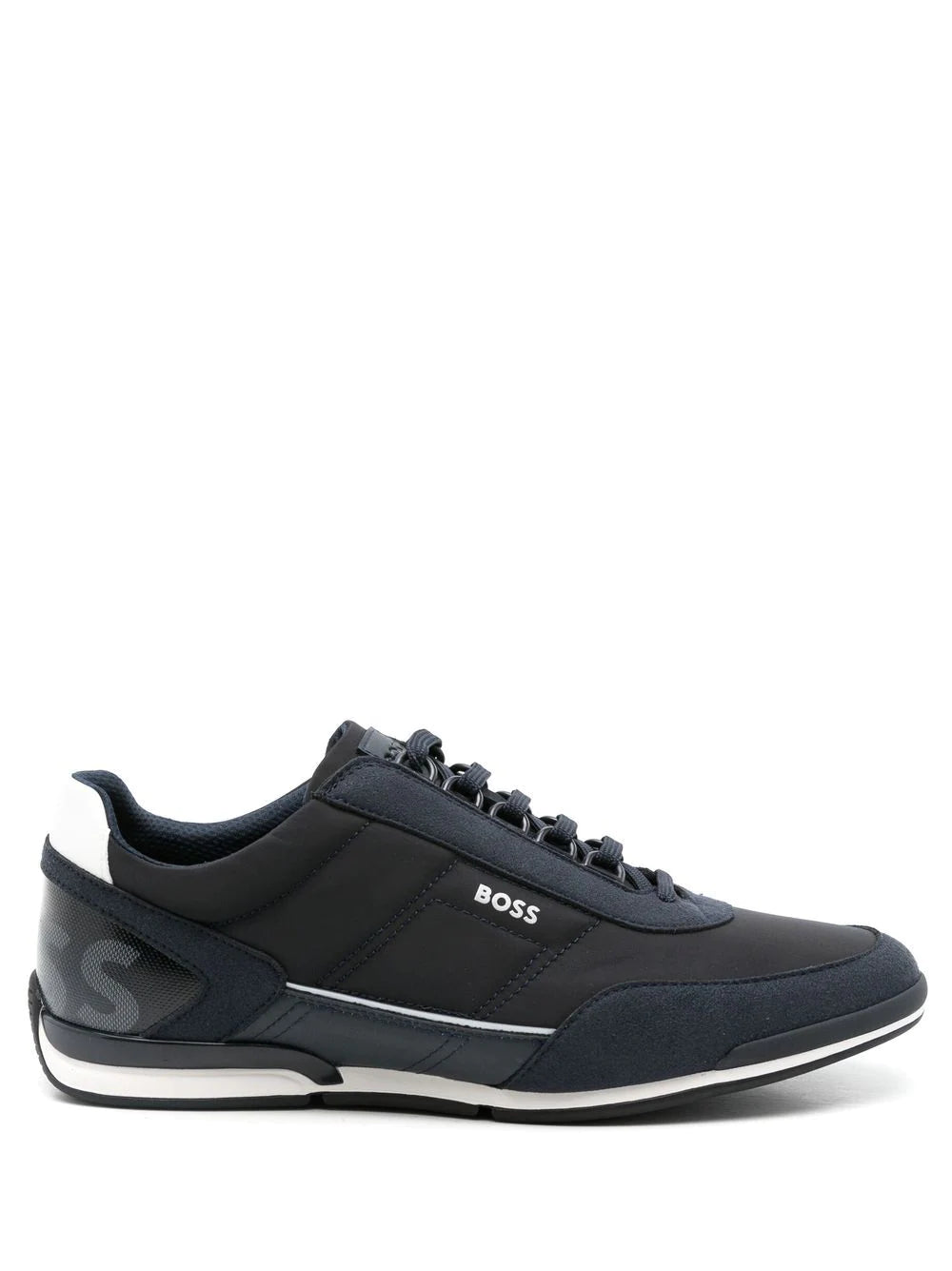 Boss side logo-print detail sneakers
