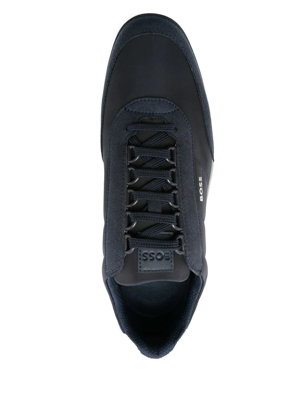 Boss side logo-print detail sneakers