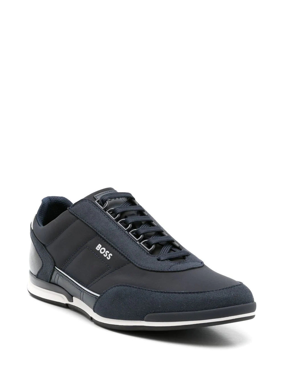 Boss side logo-print detail sneakers