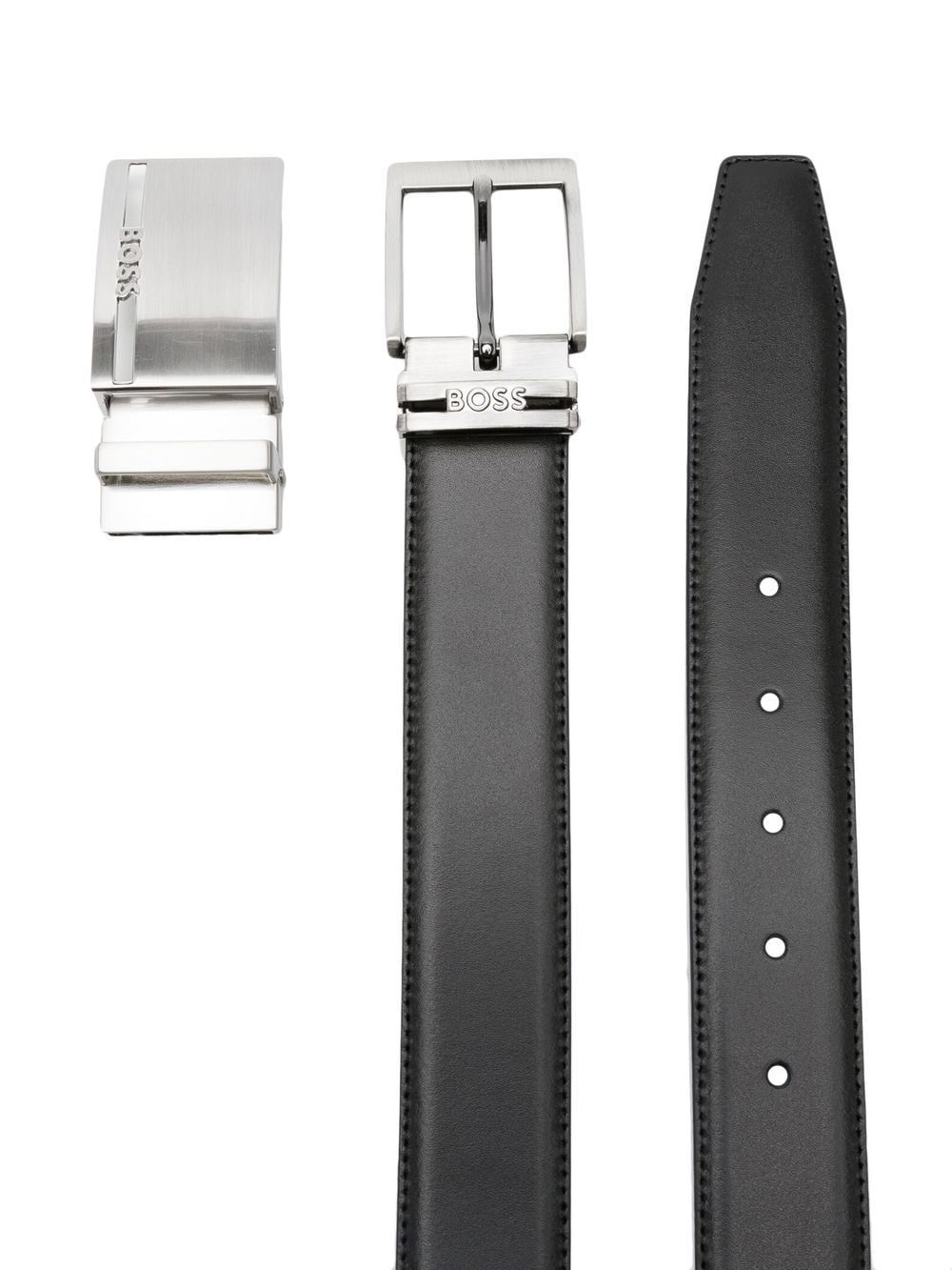 Balmain logo buckle belt