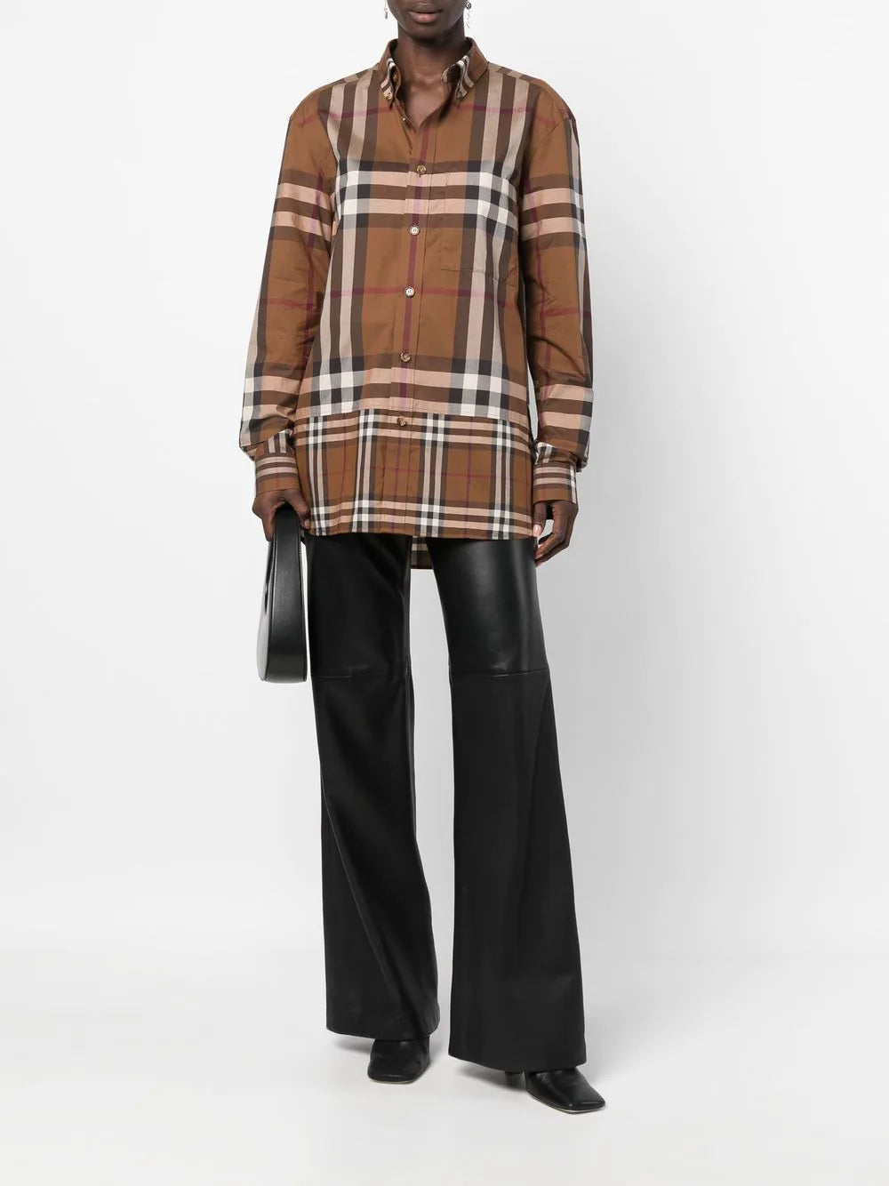 Burberry  Vintage Check-print cotton shirt