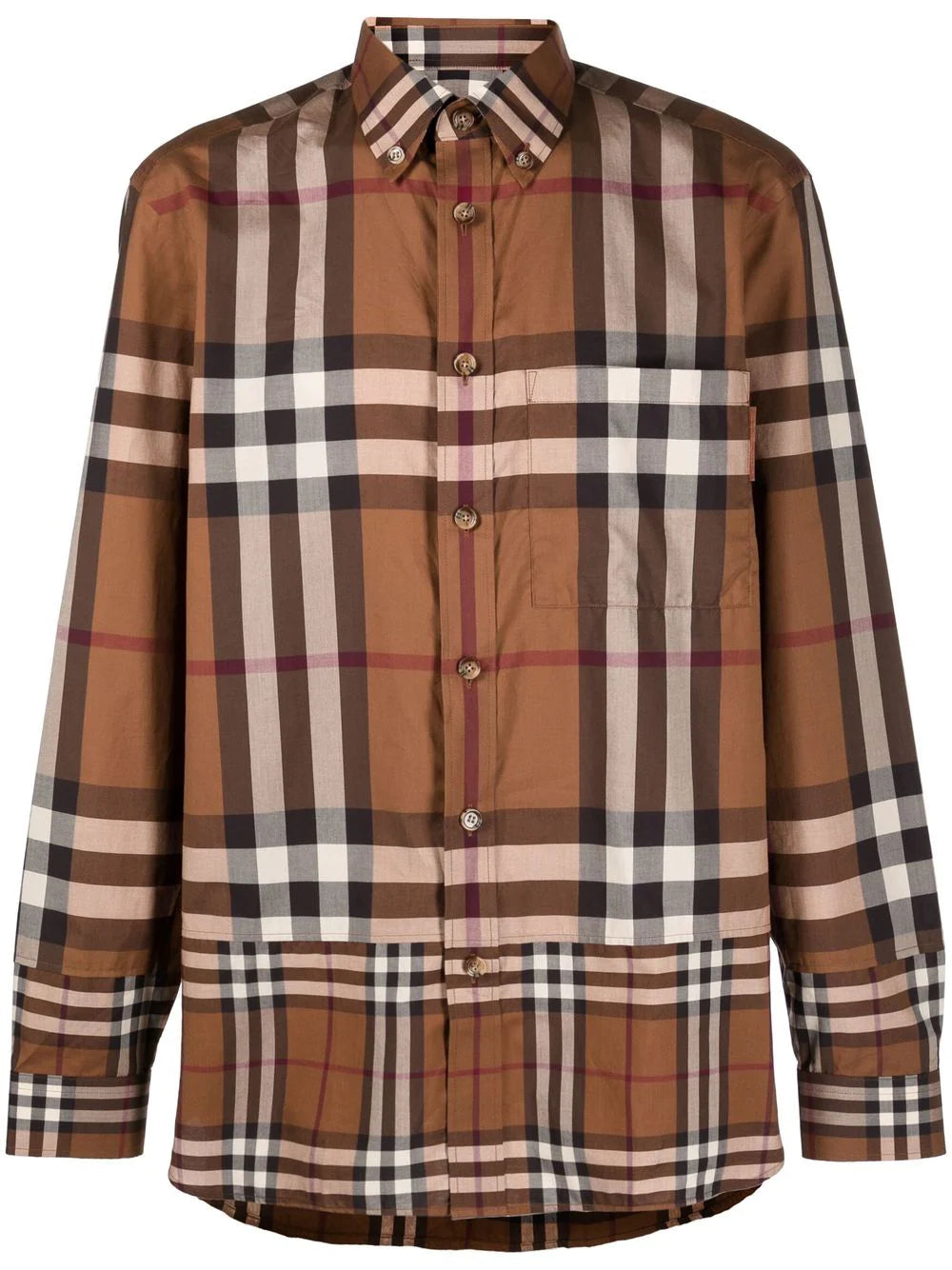 Burberry  Vintage Check-print cotton shirt
