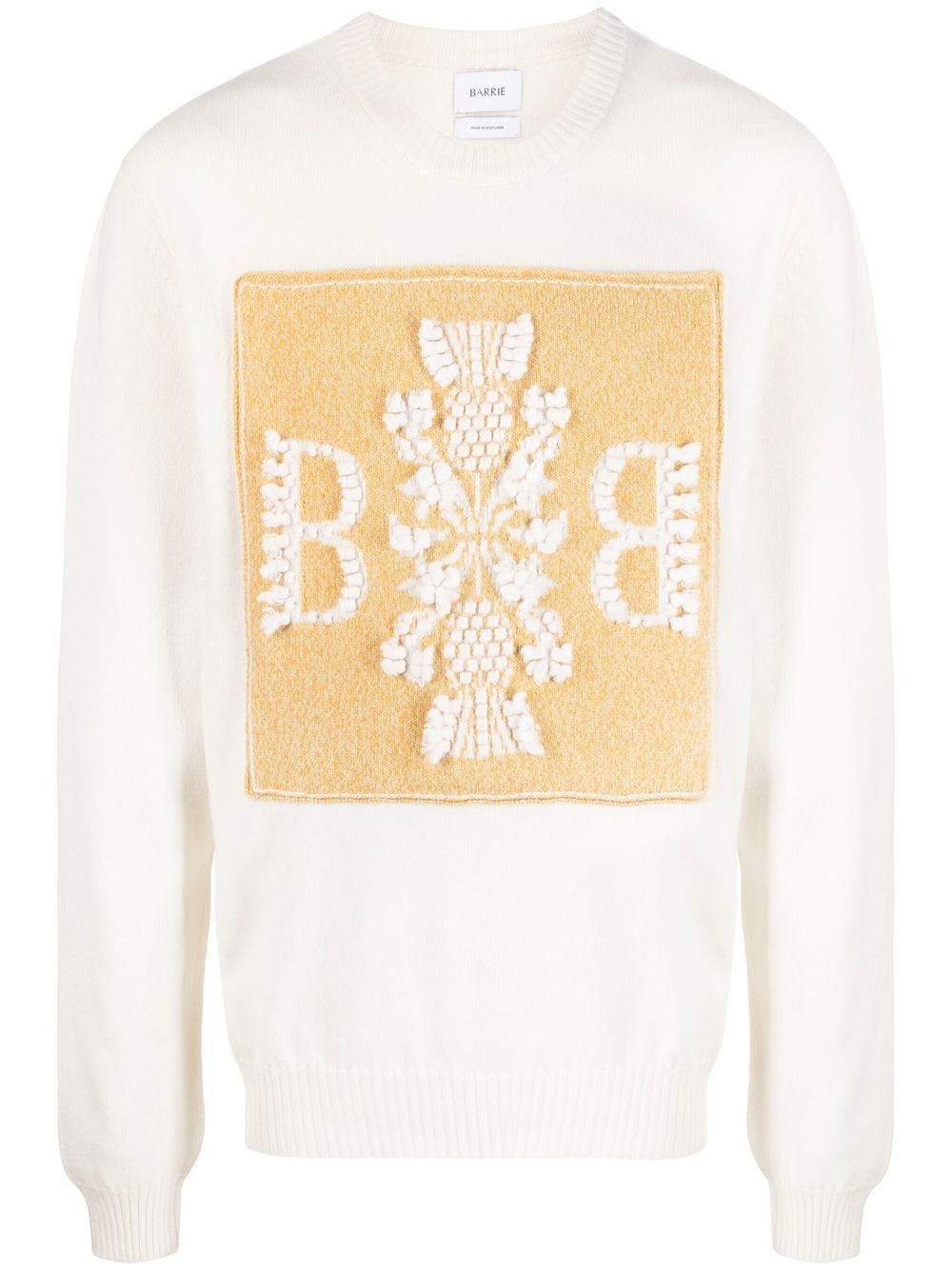 Barrie  embroidered cashmere jumper