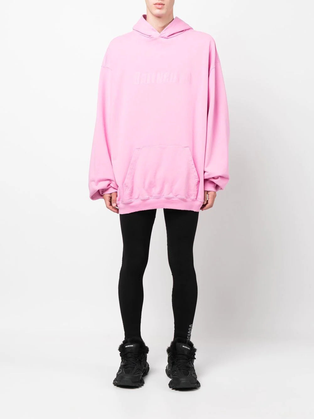 Balenciaga Destroyed cotton hoodie