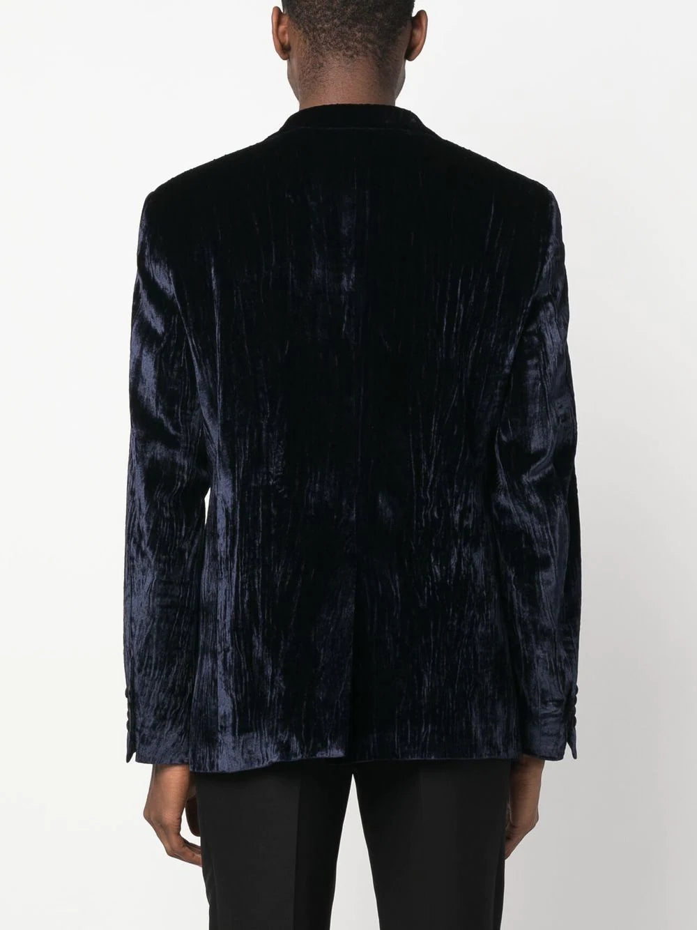 Philipp Plein  single-breasted velvet blazer