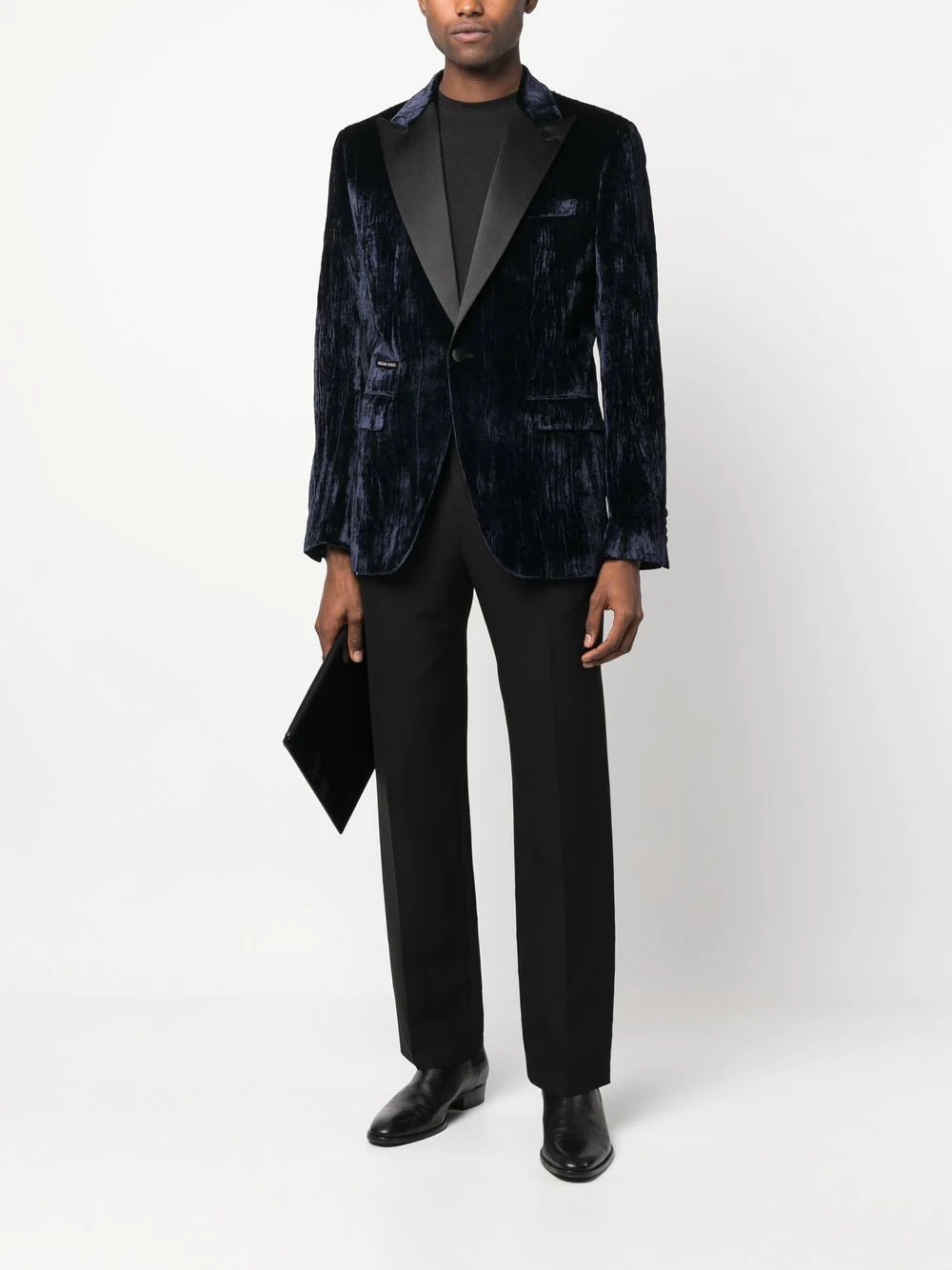 Philipp Plein  single-breasted velvet blazer