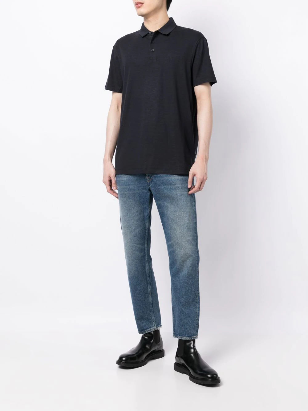 Armani Exchange short-sleeve polo shirt