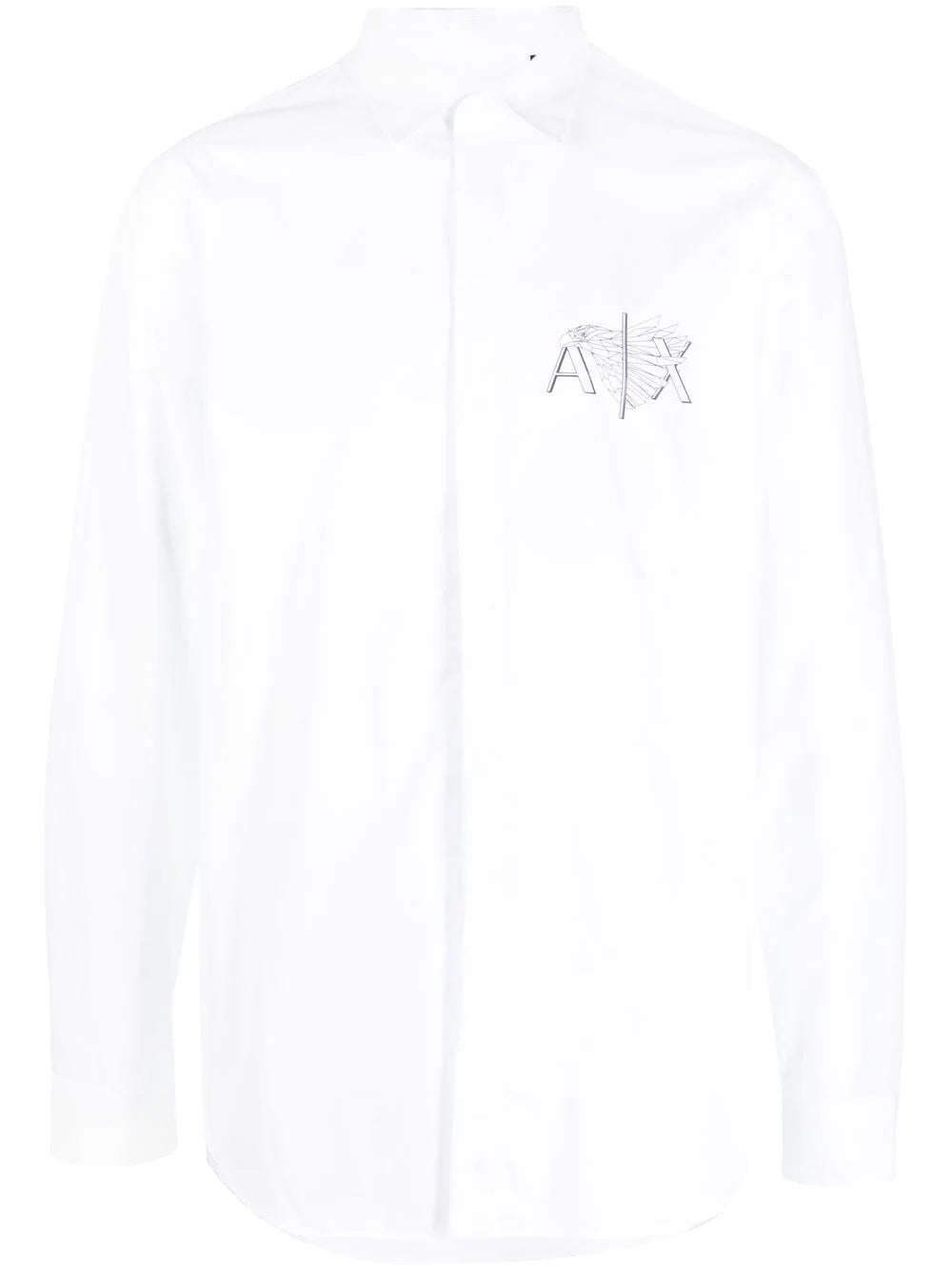 Armani Exchange  logo-print cotton shirt
