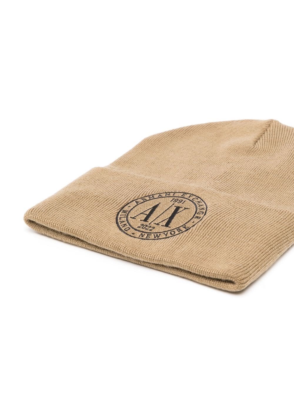 Armani Exchange  logo-embroidered beanie
