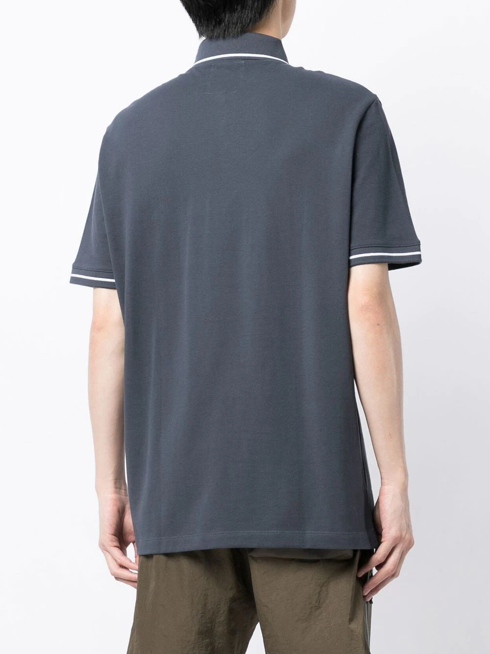 Armani Exchange logo-print short-sleeved polo shirt