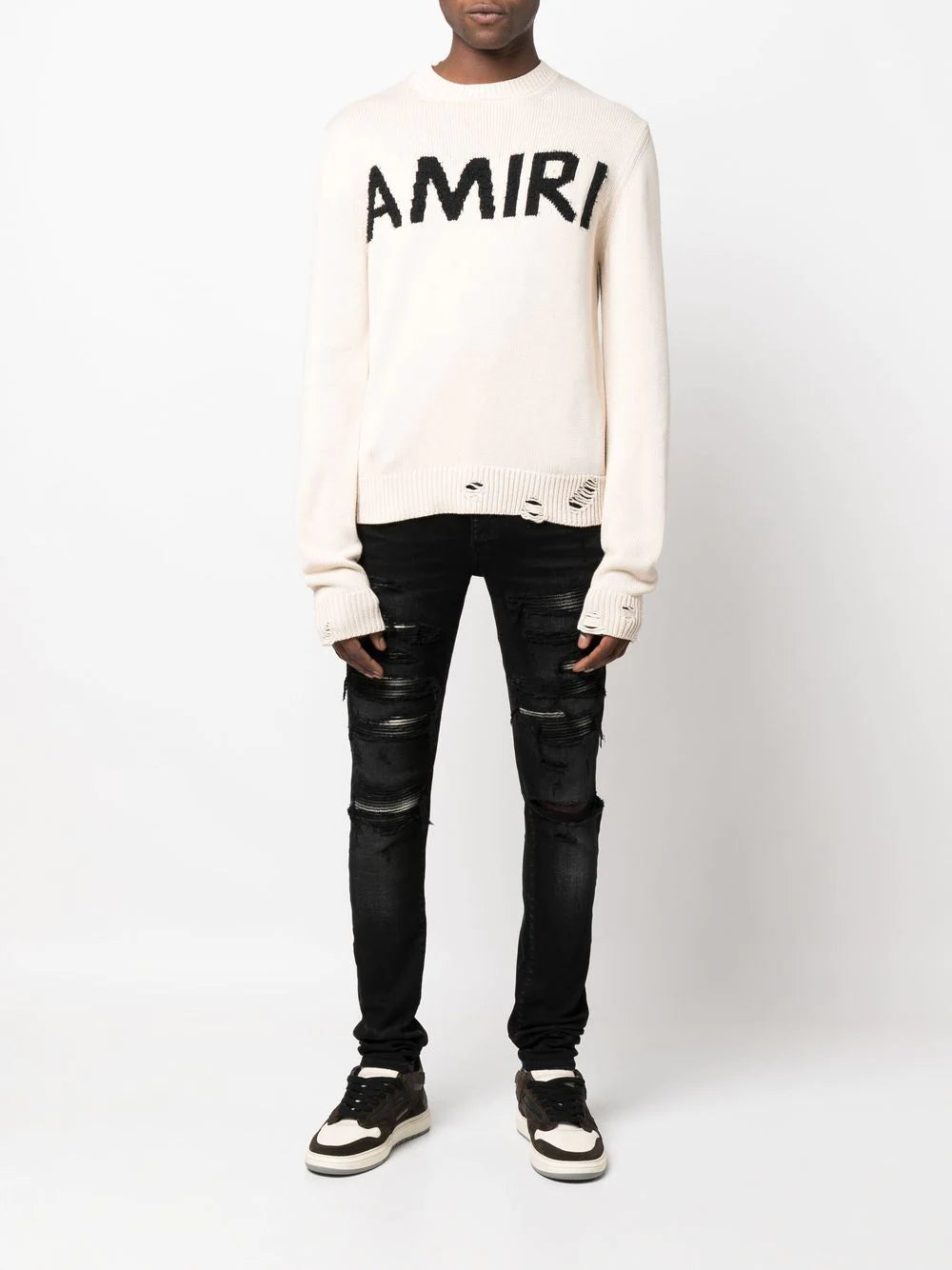 Amiri Thrasher distressed skinny jeans
