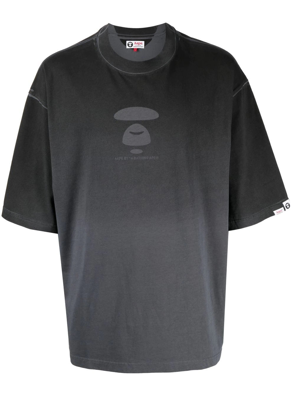 AAPE BY *A BATHING APE®  logo-print ombré T-shirt