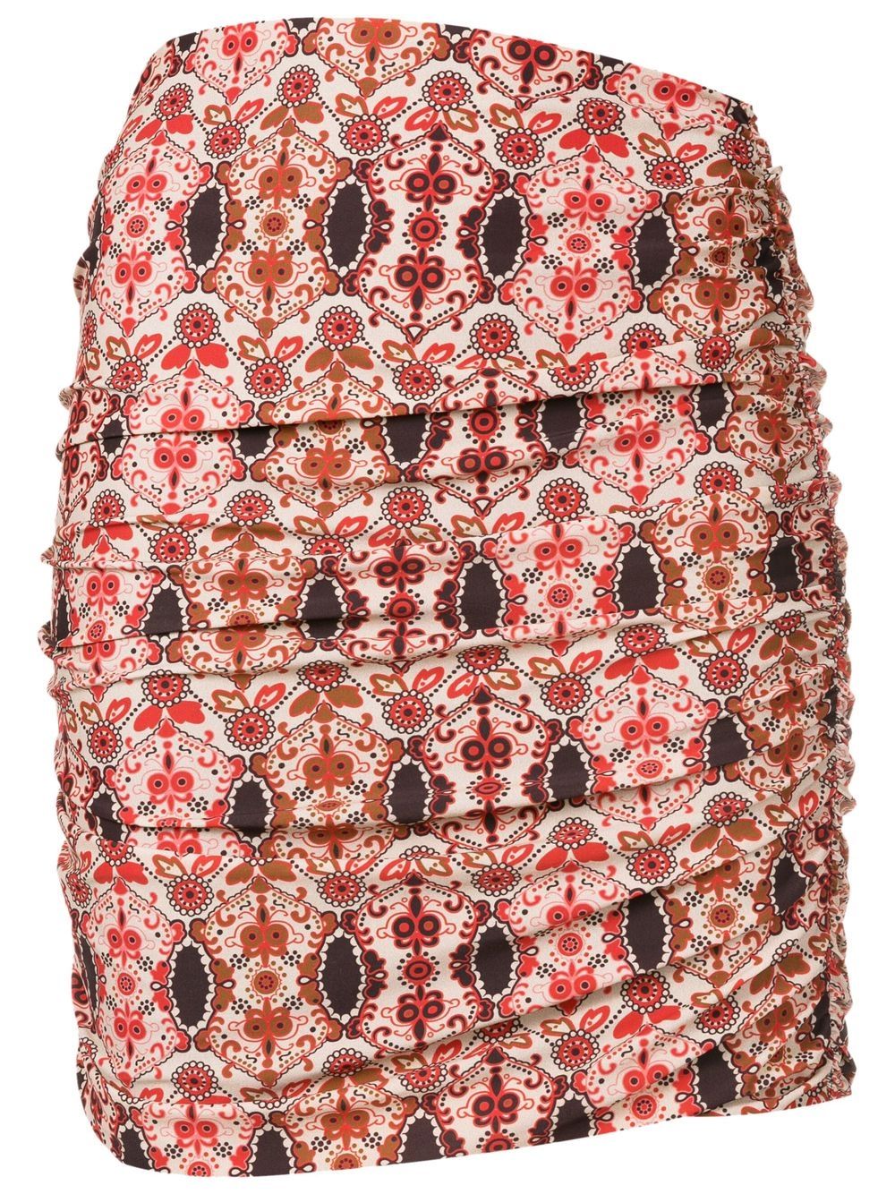 Amir Slama  floral-print mini skirt