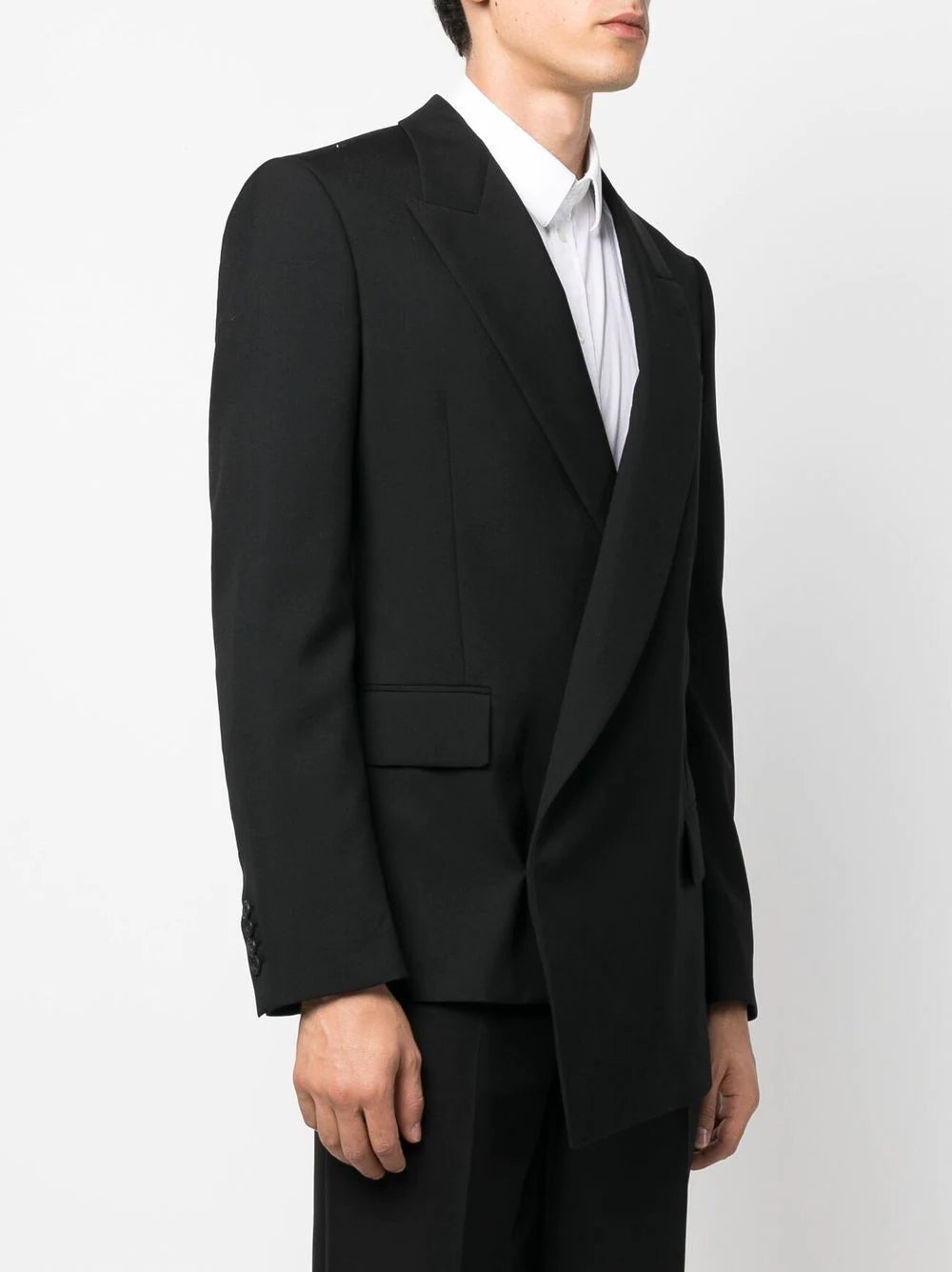 Alexander McQueen  asymmetric double-breasted blazer