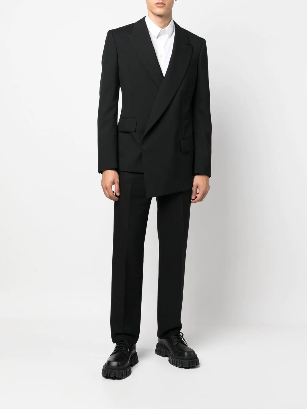 Alexander McQueen  asymmetric double-breasted blazer