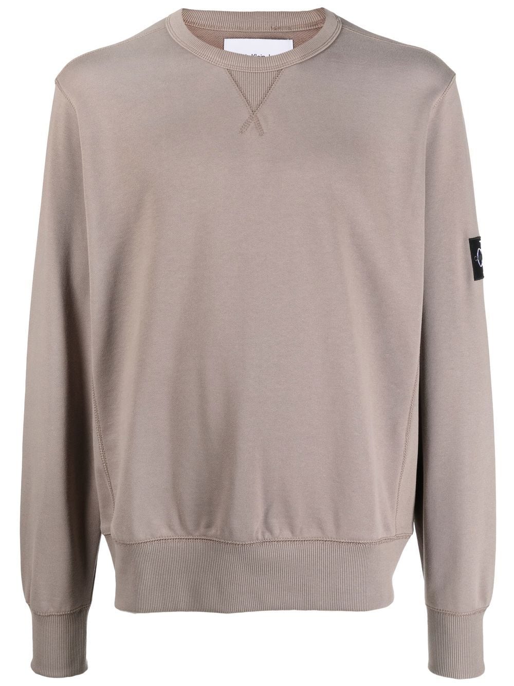 Calvin Klein Jeans  logo-patch cotton sweatshirt