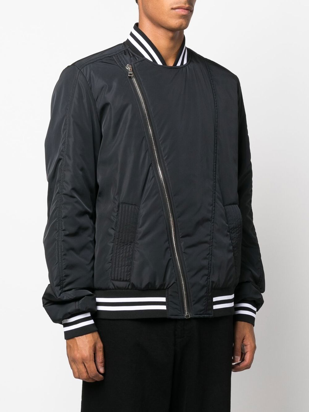 Balmain logo-print bomber jacket