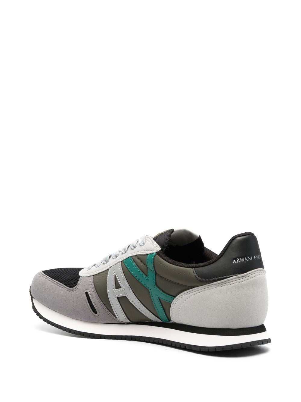 Armani Exchange lace-up logo detail sneakers