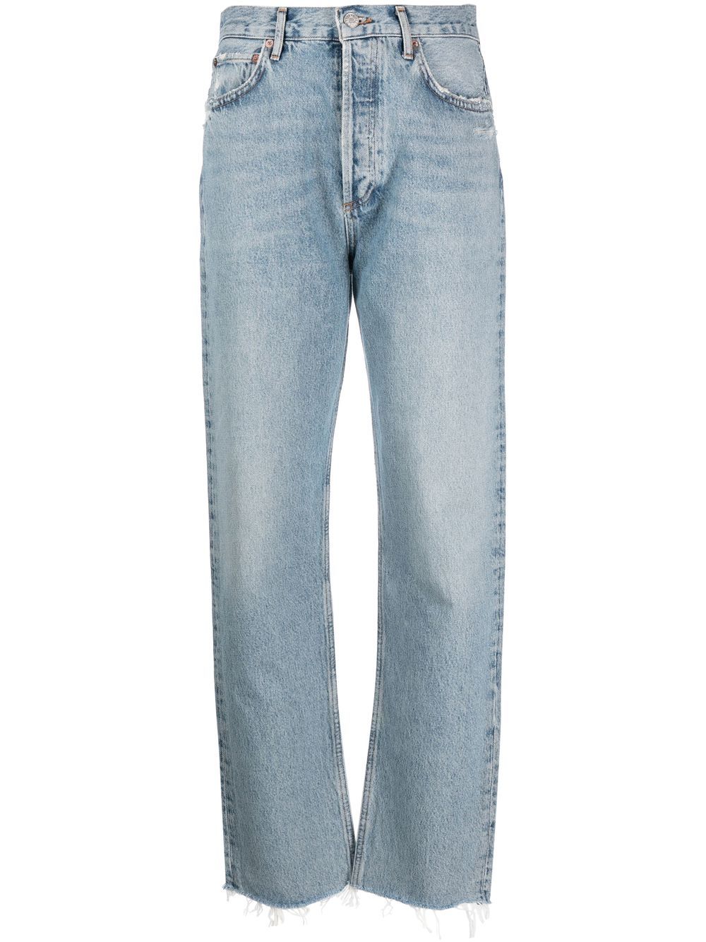 AGOLDE  high-rise boyfriend jeans