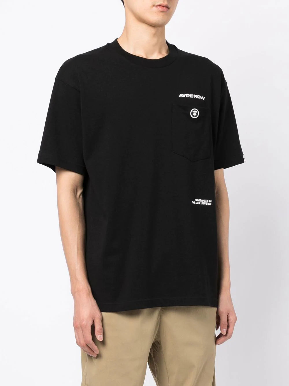 AAPE BY *A BATHING APE®  logo-print short-sleeve T-shirt