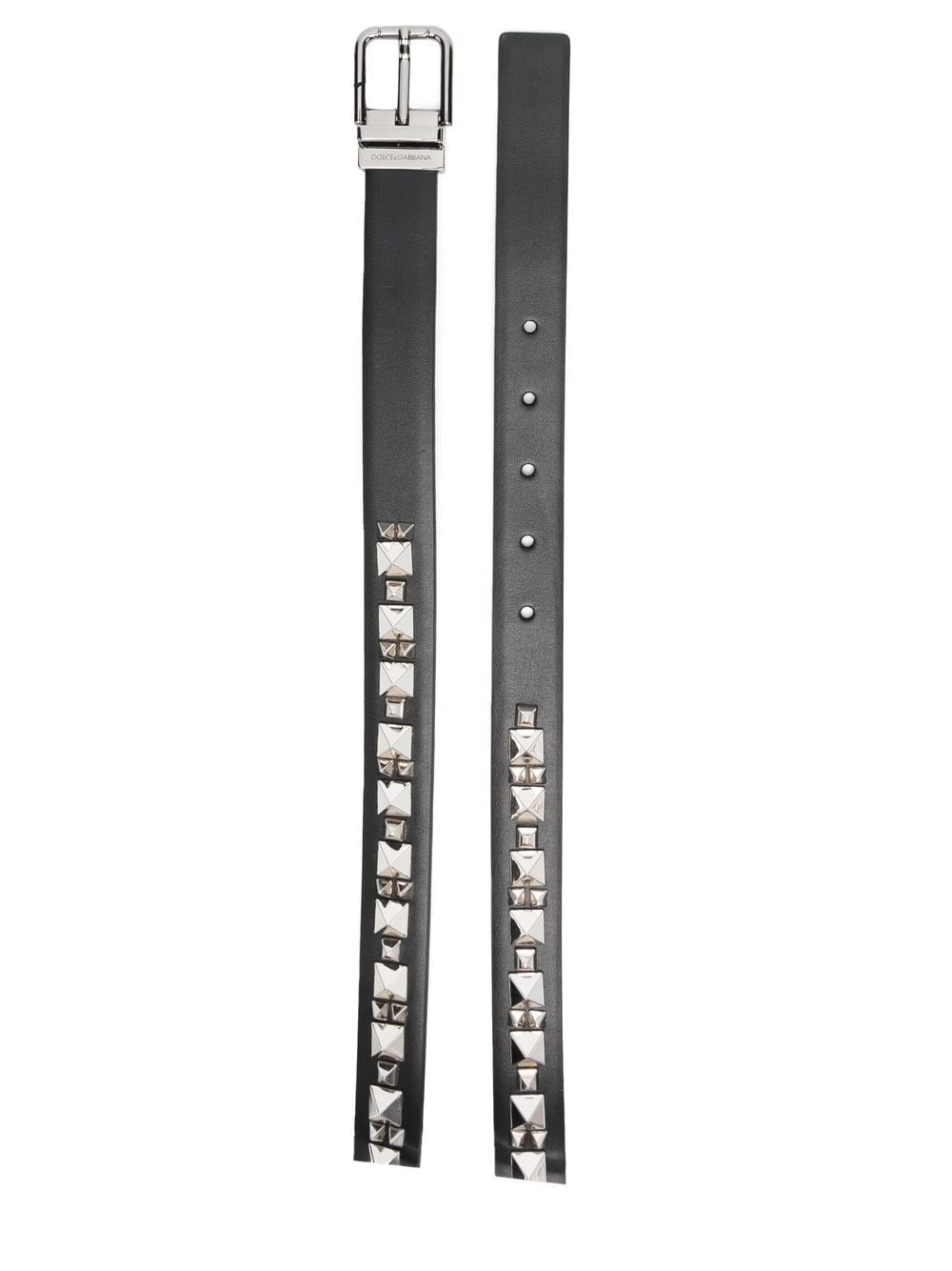 Dolce & gabbana  rockstud leather belt