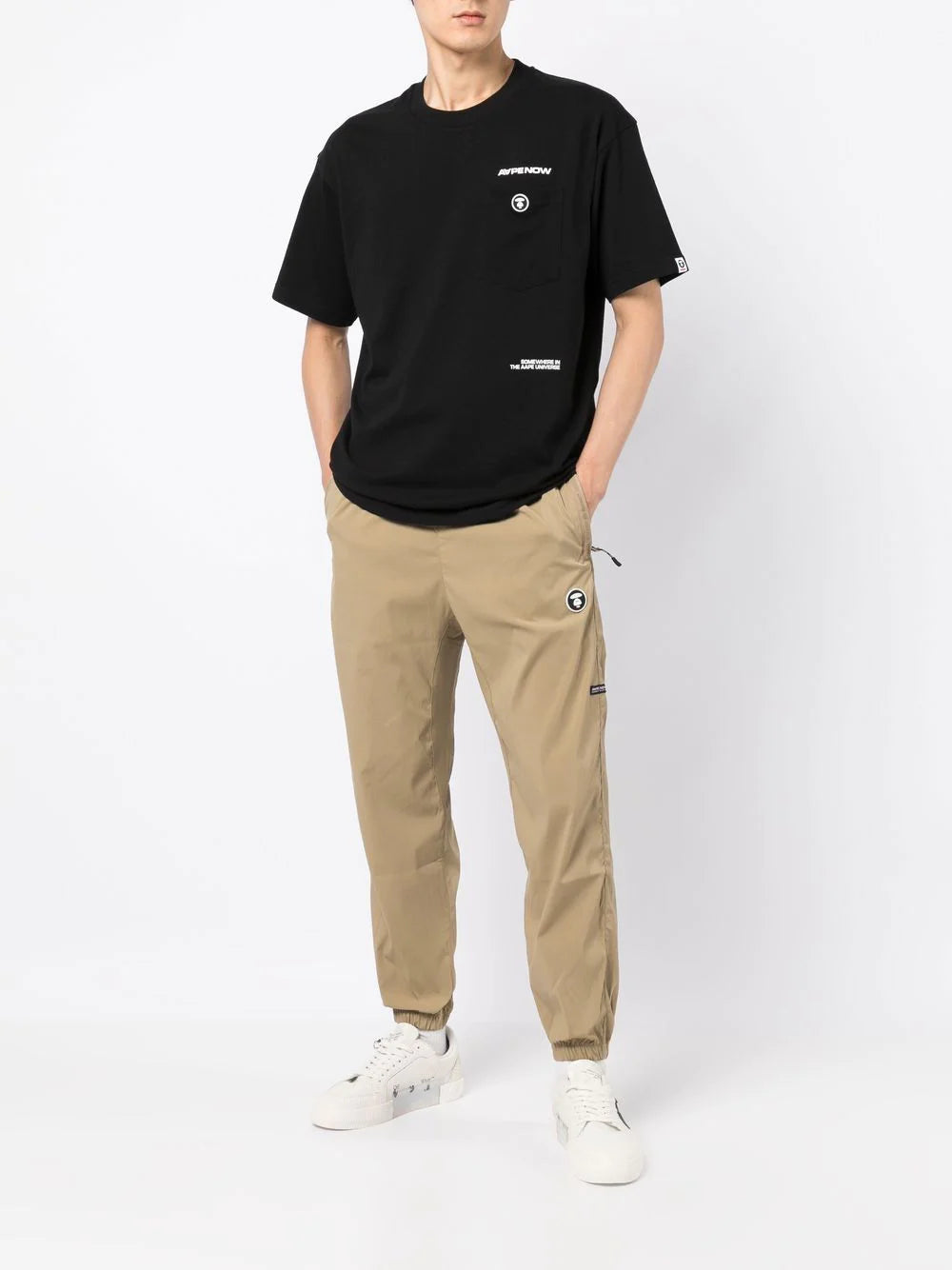 AAPE BY *A BATHING APE®  logo-print track pants