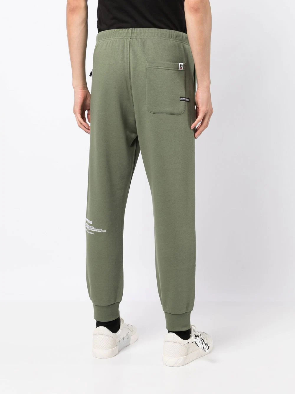AAPE BY *A BATHING APE®  logo-patch track pants