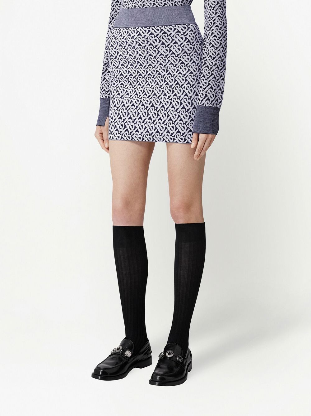 Burberry TB monogram mini skirt - Image 3