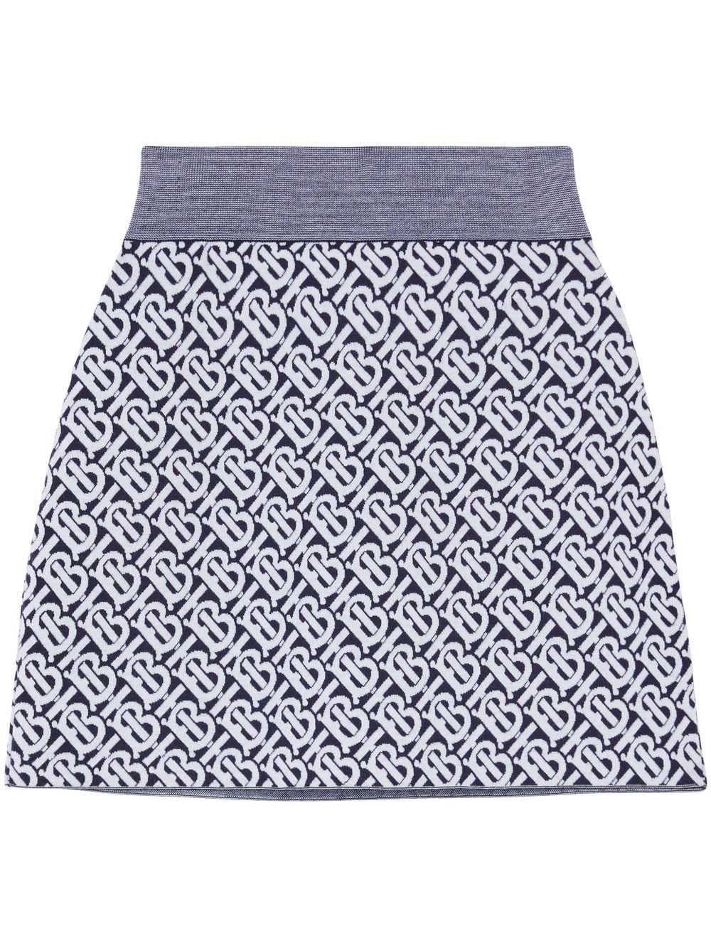 Burberry  TB monogram mini skirt