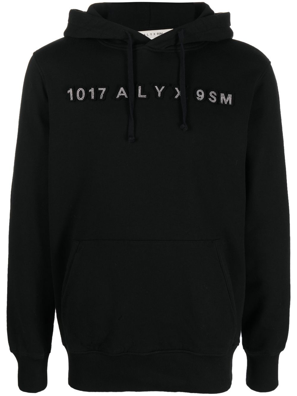1017 ALYX 9SM  studded-logo detail hoodie