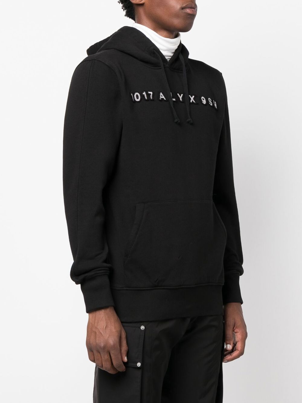 1017 ALYX 9SM  studded-logo detail hoodie