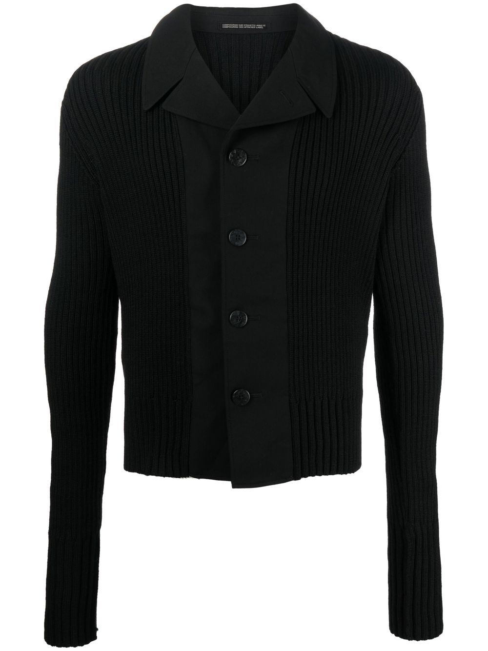 Yohji Yamamoto  blazer-style wool cardigan