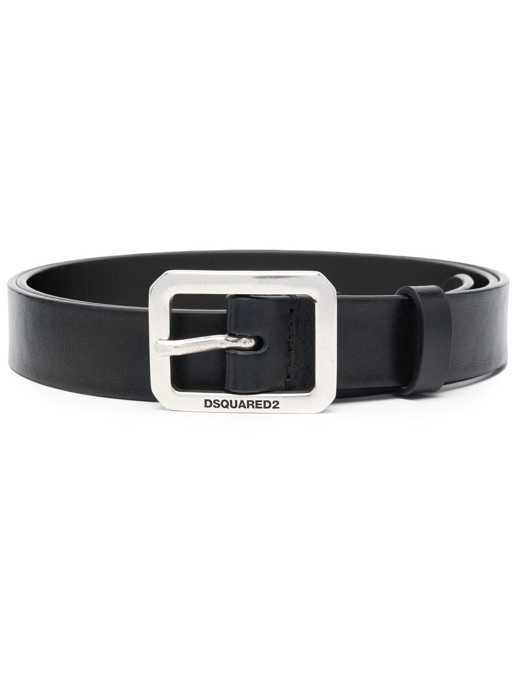 Dsquared2 logo-embossed leather belt