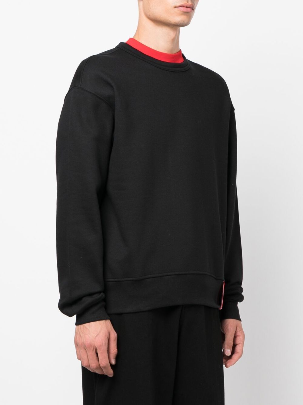 032c  logo-patch long-sleeve sweatshirt