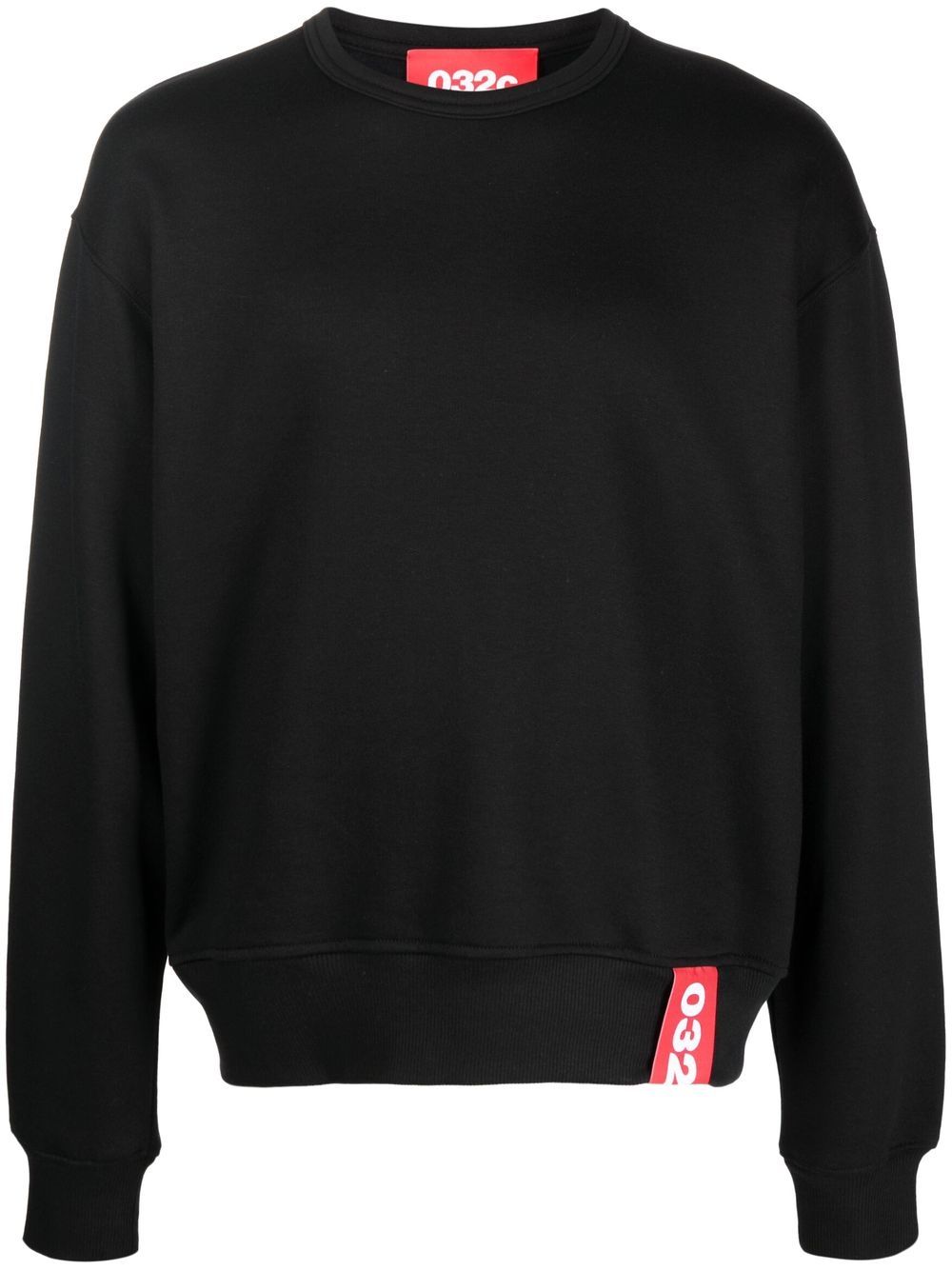 032c  logo-patch long-sleeve sweatshirt