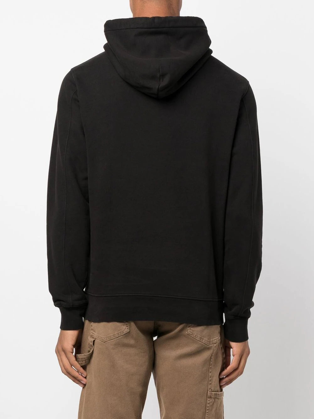 C.P. Company  logo-embroidered cotton hoodie