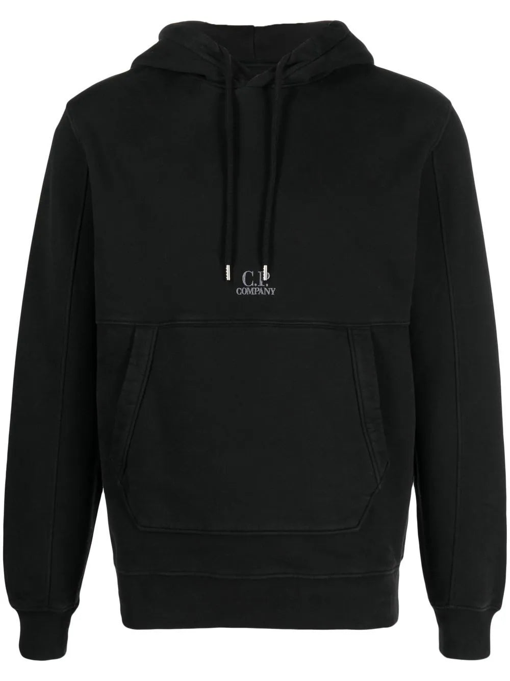 C.P. Company  logo-embroidered cotton hoodie