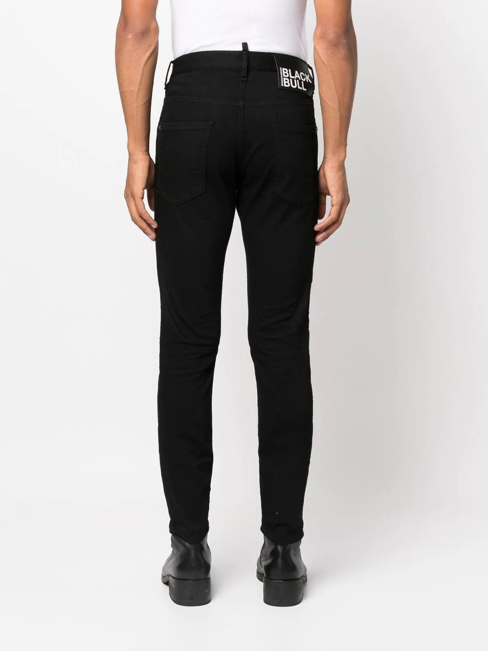 Dsquared2 -logo-patch slim-cut jeans - Image 4